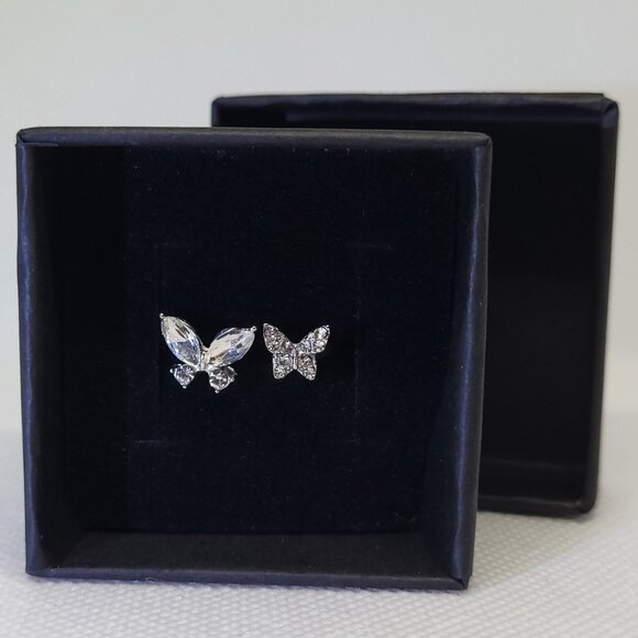 Adjustable | NWOT | Cubic Zirconia Open Butterfly Ring - Picture 2 of 2